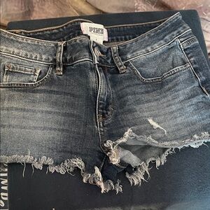 Victoria's Secret Distressed Denim Shorts